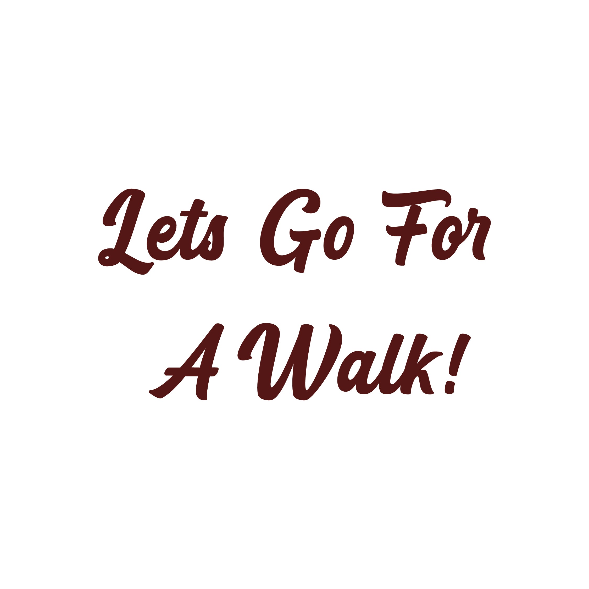 Let's Walk Cap